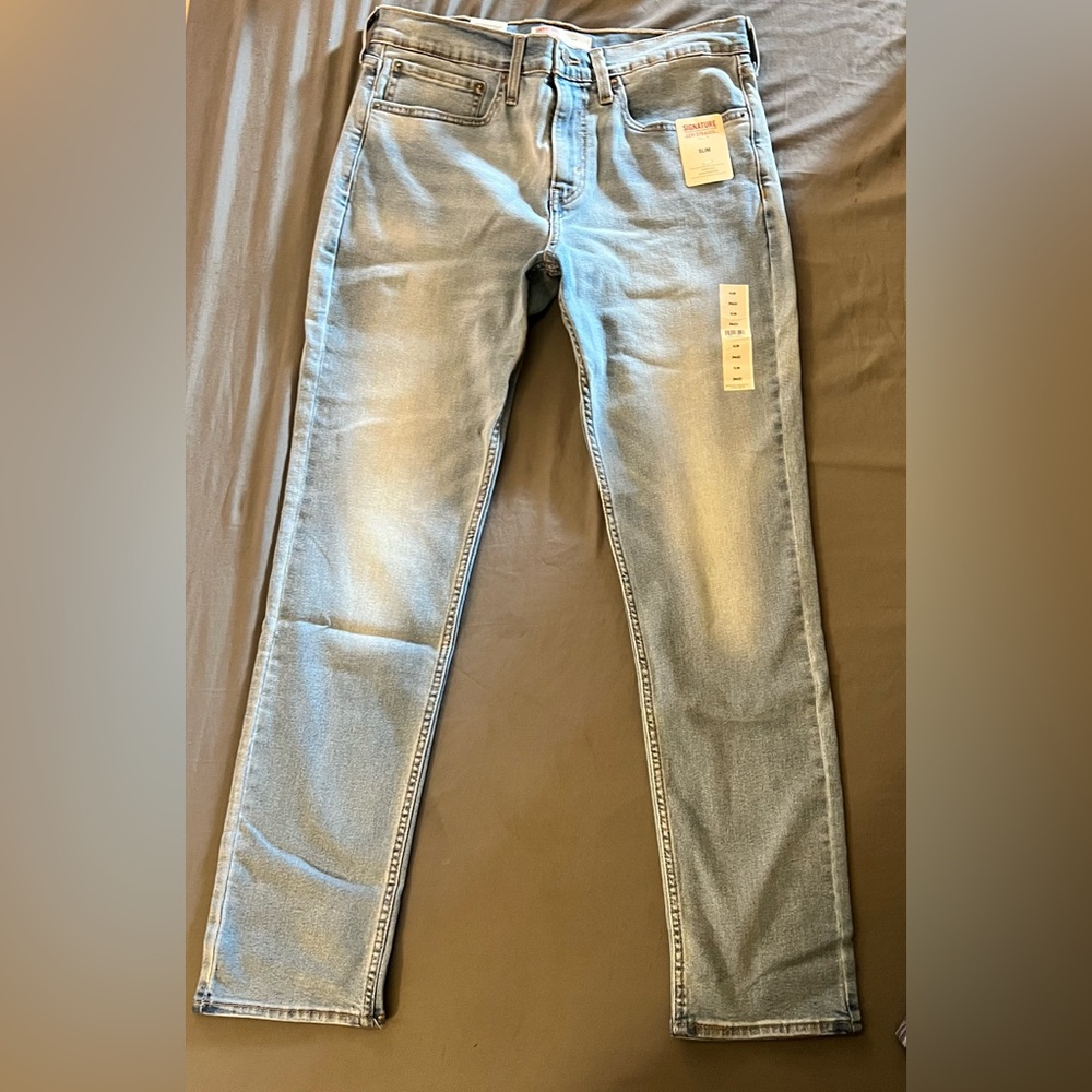 Levi & Strauss Co. slim fit jeans